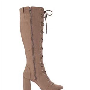 BCBG Lace Up Boots